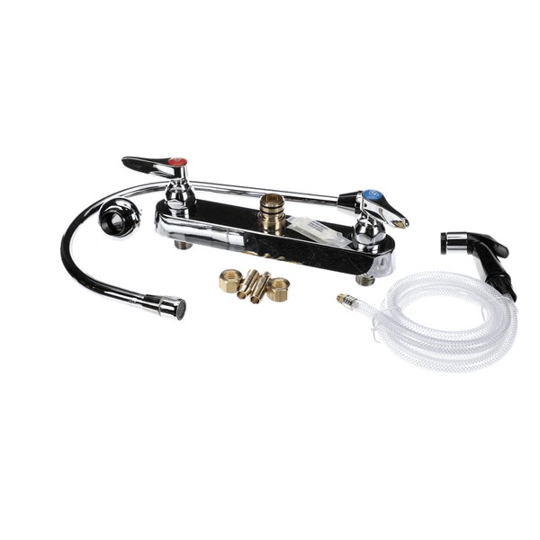 (image for) T&S Brass B-1174 8 WORKBOARD FAUCET, DECK MT, 8-13/16 SWI